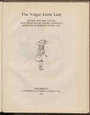 The vulgar little lady