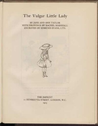 The vulgar little lady