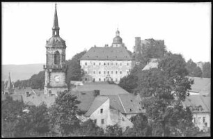 Frauenstein. Kirche, Schloss und Burgruine