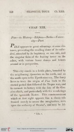 Chap. XIII: Pisa - its History - Edifices - Baths - University - Port