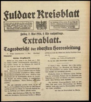 Ausgabe vom Dienstag, den 02. Mai 1916.