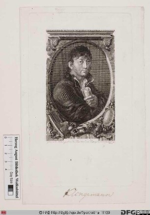 Bildnis (Ernst) August (Friedrich) Klingemann