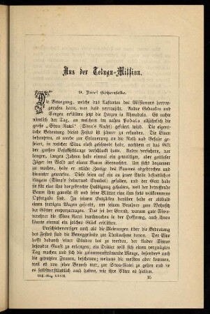 225-243, Aus der Telugu-Mission