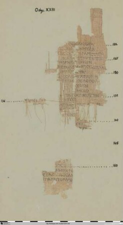 Homer, Odyssee 23, 122–126, 129–142, 149–153