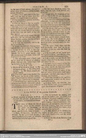The Book of the prophet Isaiah