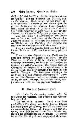 II. Vor dem Potsdamer Thore