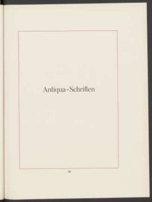 Antiqua-Schriften