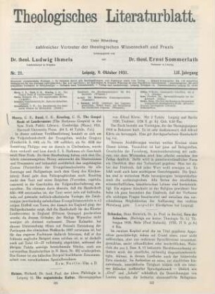 322-324 [Rezension] Schaeder, Hans Heinrich, Esra der Schreiber