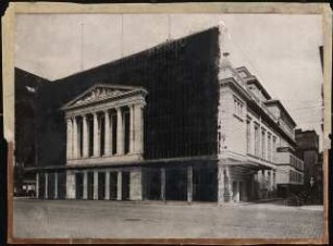 Staatsoper, Hamburg Wiederaufbau: Perspektivische Ansicht