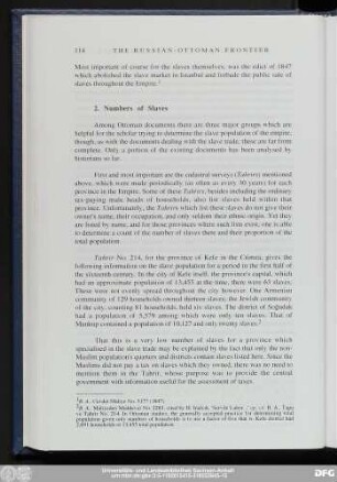 2. Numbers of Slaves