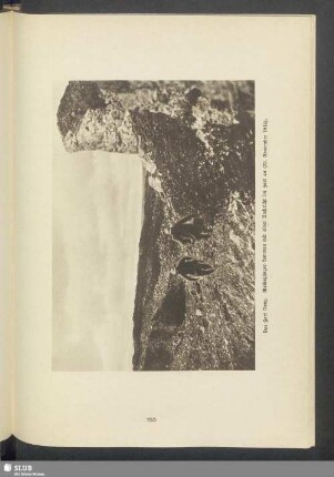 Das Fort Vaux, Meldegänger kommen mit einer Nachricht im Fort an (22. November 1916)