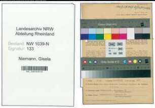 Entnazifizierung Gisela Niemann , geb. 09.09.1921 (Stenotypistin)