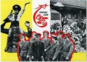 Postkarte zur Massenaktion "Signal DDR 25"