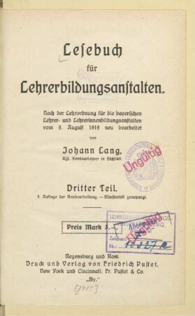 Teil 3, [Schülerband]: [Teil 3, [Schülerband]]