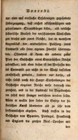 Entwurf der Geschichte der Europäischen Staaten, 1