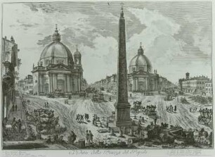 Veduta della Piazza del Popolo