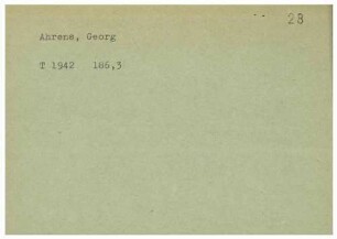 Ahrens, Georg