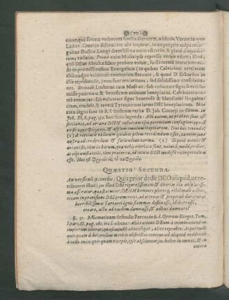 Quaestio Secunda.