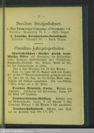 Dresdner Straßenbahnen