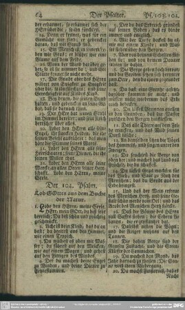 Der 104. Psalm