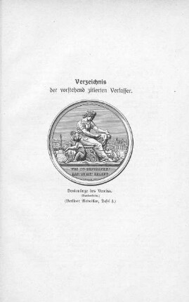 Verzeichnis der vorstehend zitierten Verfasser