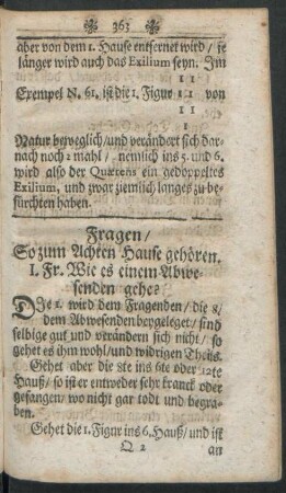Fragen/ So zum Achten Hause gehören