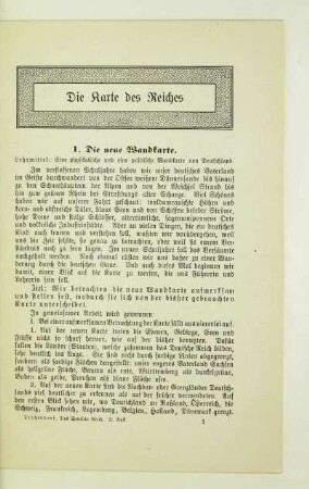 Die Karte des Reiches