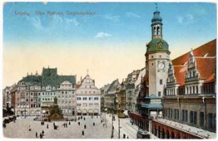 Leipzig : Altes Rathaus, Siegesdenkmal