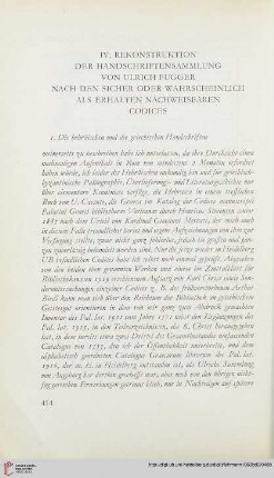 1. Die hebräischen und griechischen Handschriften