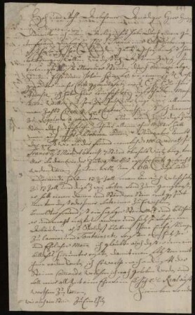 Brief von Emanuel Eichell an Johann Friedrich von Uffenbach, Augsburg, 3.3.1737