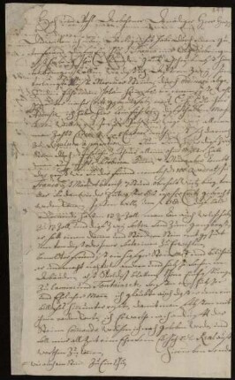 Brief von Emanuel Eichell an Johann Friedrich von Uffenbach, Augsburg, 3.3.1737