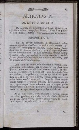 Articulus IV. De Motu Composito.
