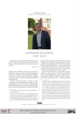 Kazimierz Kuczman (1947–2021)