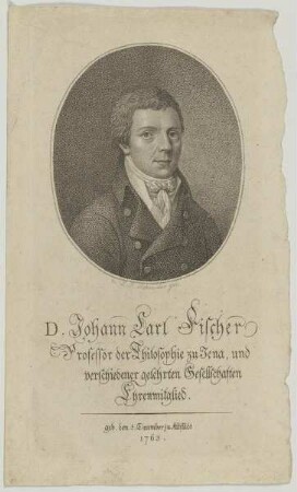 Bildnis des Johann Carl Fischer