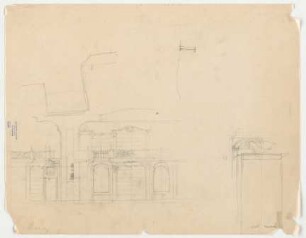 Thiersch, Friedrich von; München; Justizpalast - Innenraum (Teilansichten)