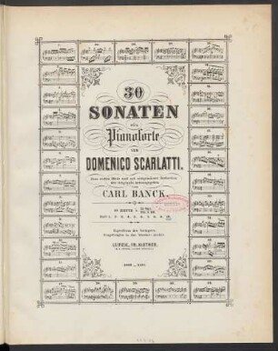 Heft 10: 30 Sonaten für Pianoforte