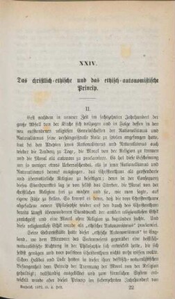 337-351 Das christlich-ethische und das ethisch-autnomistische Princip