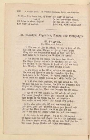 III. Märchen, Legenden, Sagen und Geschichten