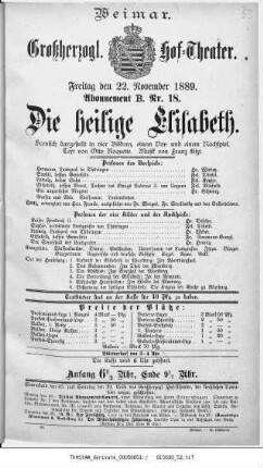 Die heilige Elisabeth