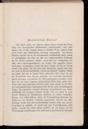 Hochwürdige Herren!