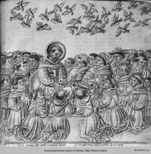 Oddi, Specchio de l'Ordene (La Franceschina) : Der heilige Franziskus auf dem Sterbelager