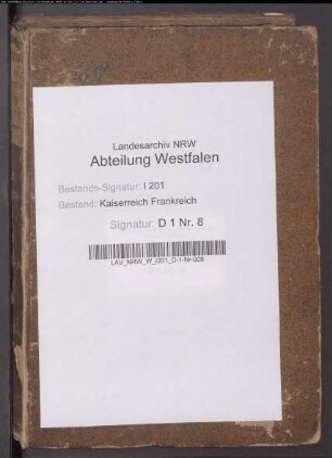 Judizialprotokolle des Ziviltribunals der ersten Instanz des Arrondissements Münster.