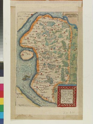 Karte von der Dithmarschen (16. Jahrhundert)