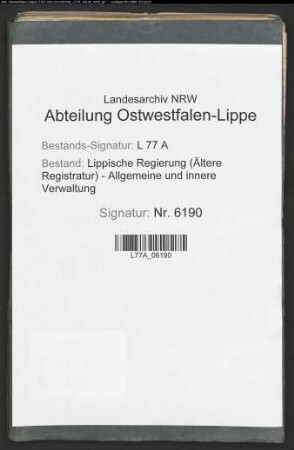 Blattern in der Stadt Lemgo