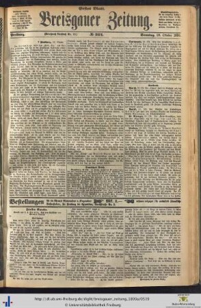 29.10.1899 (Erstes Blatt)