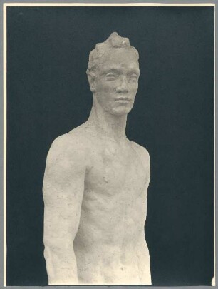 Mann vom Menschenpaar, Entwurf, Detail, 1942, Gips