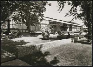 Stadthalle (auch: Mercatorhalle), Duisburg: Ansicht Königstraße Südeingang