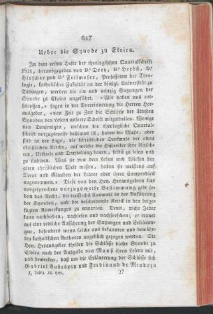 417-444 Ueber die Synode zu Elvira