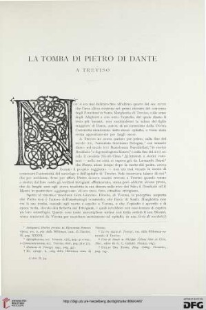 2: La tomba di Pietro di Dante a Treviso