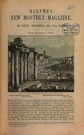 Harper's new monthly magazine. 44. 1871/72